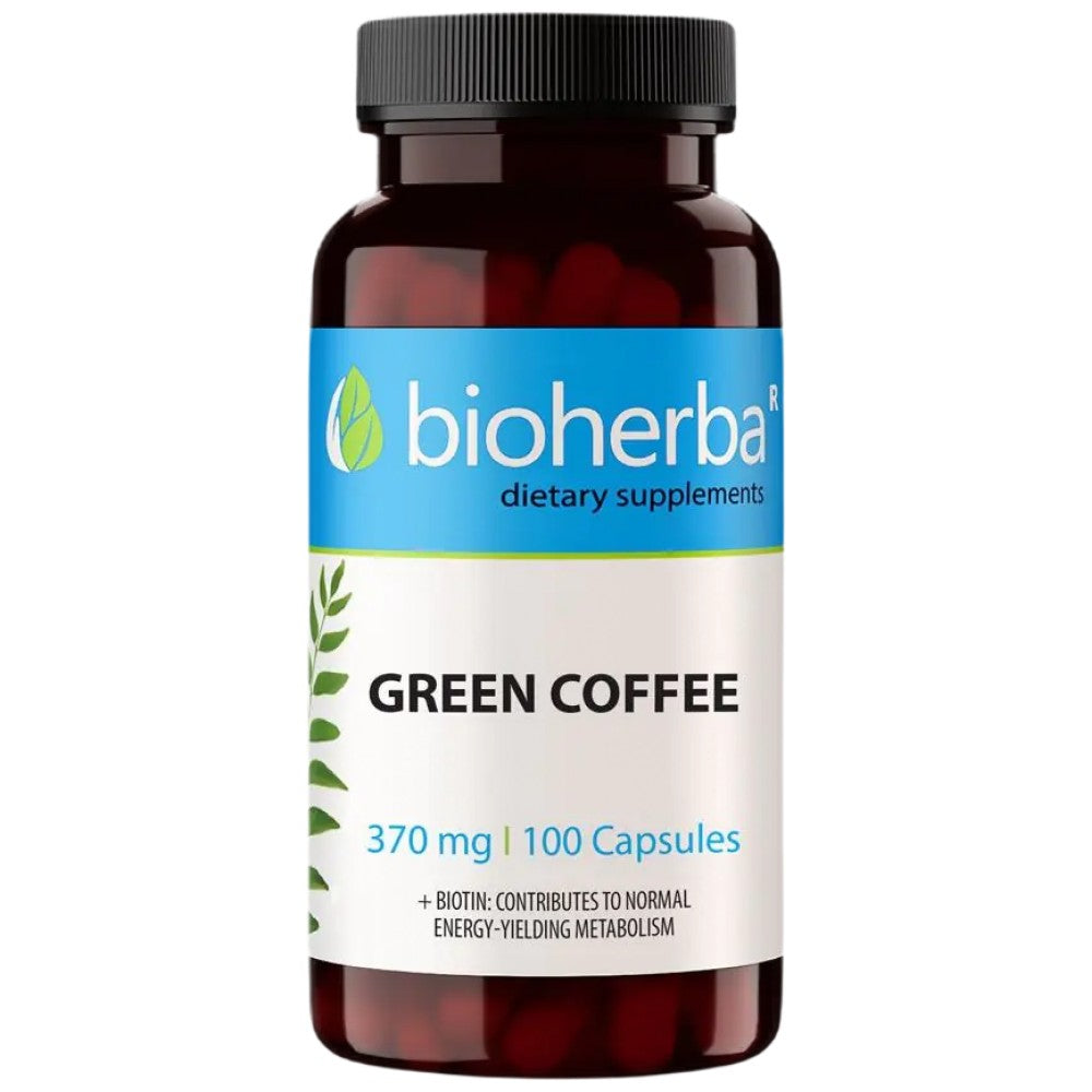 Green Coffee 370 mg - 100 капсули - Feel You