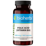 Folio rūgštis 400 mcg - 100 kapsulių