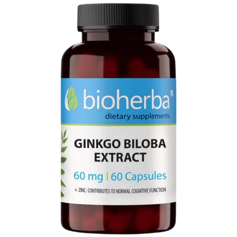 GinkGo Biloba Extract 60 mg - 60 capsules