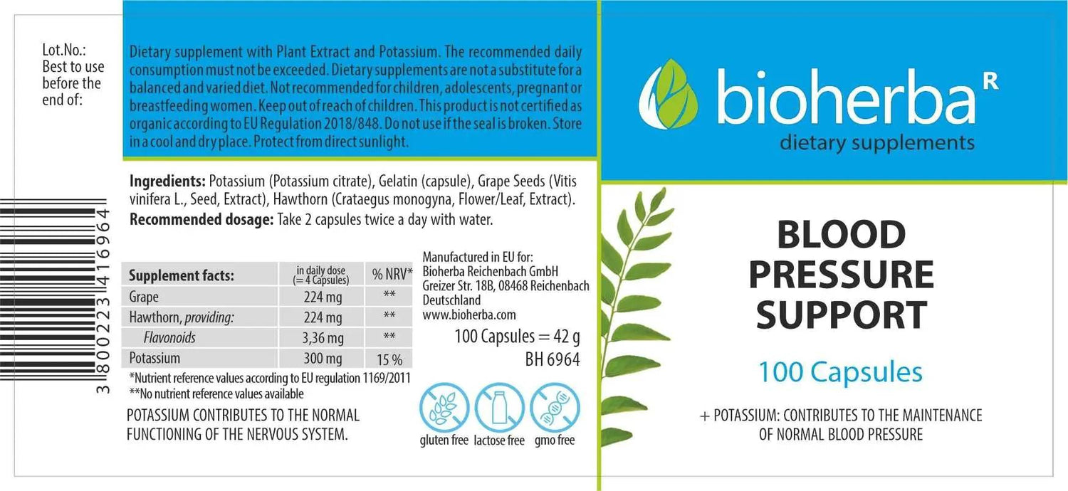 Zdraví krevního tlaku - 100 tobolek