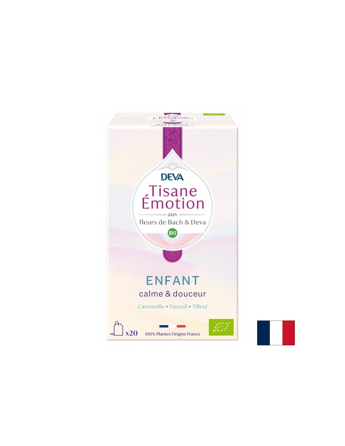 Herbal tea "Serenity" for children (with floral elixirs according to Dr. Bach's method), 20 filter bags