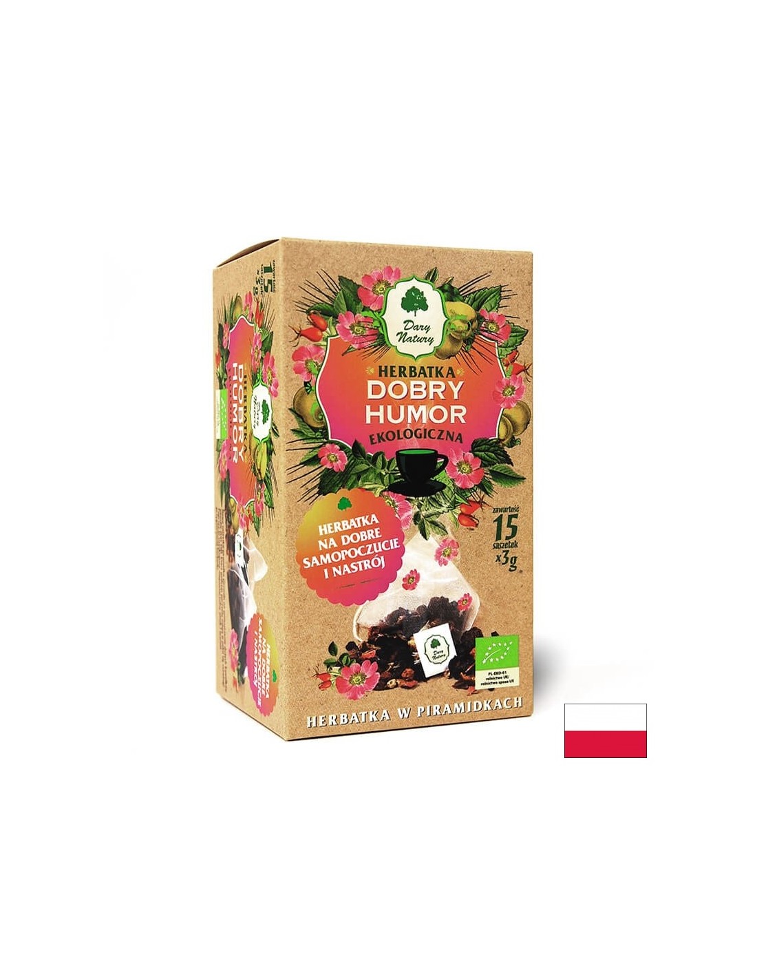 Herbal tea for a good mood Bio, 15 packets