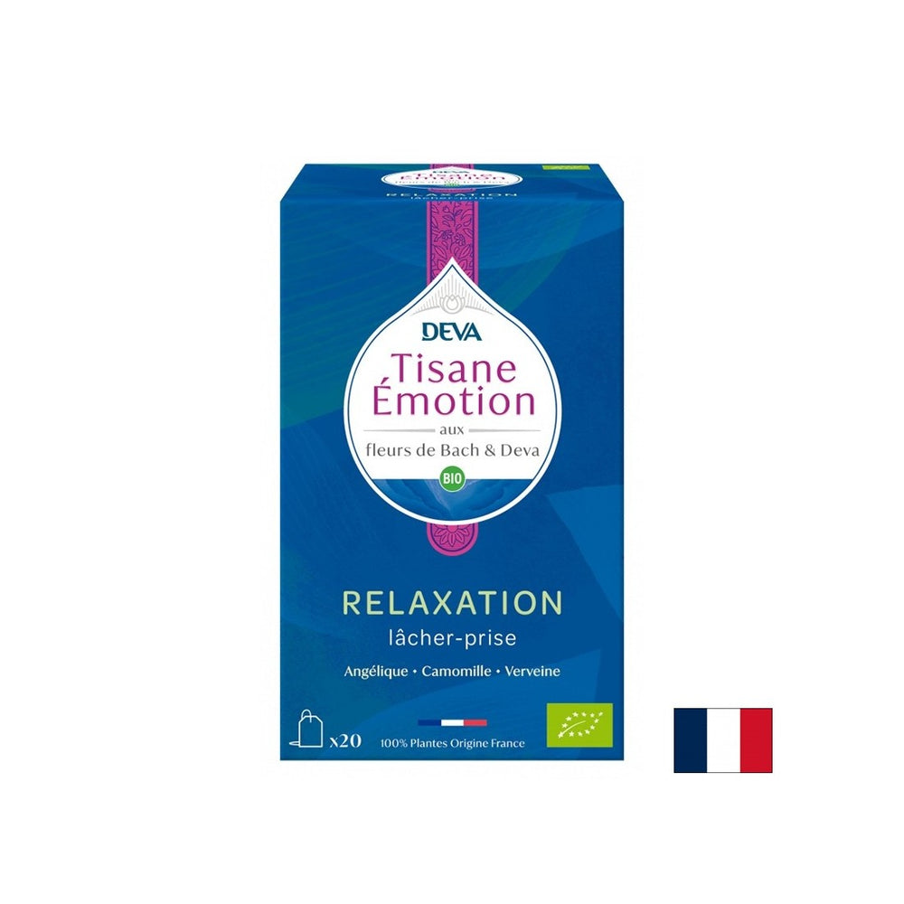 Herbal tea for relaxation (with floral elixirs according to Dr. Bach's method), 20 filter bags