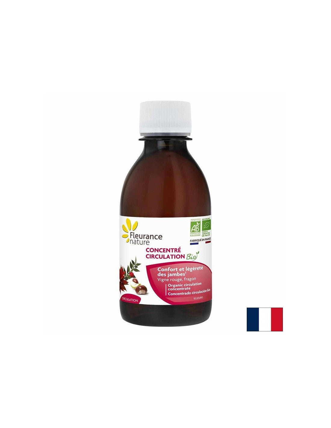 Herbal concentrate for good microcirculation Bio, 200 ml Fleurance Nature