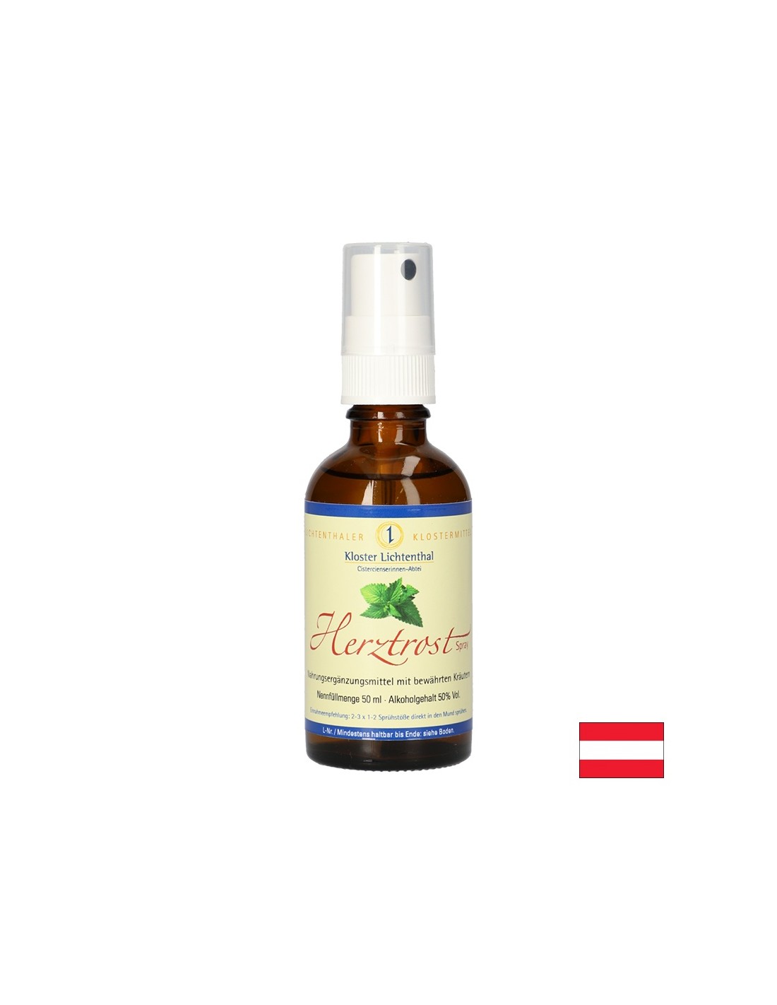 Bylinný vzorec pre srdce, 50 ml sprej