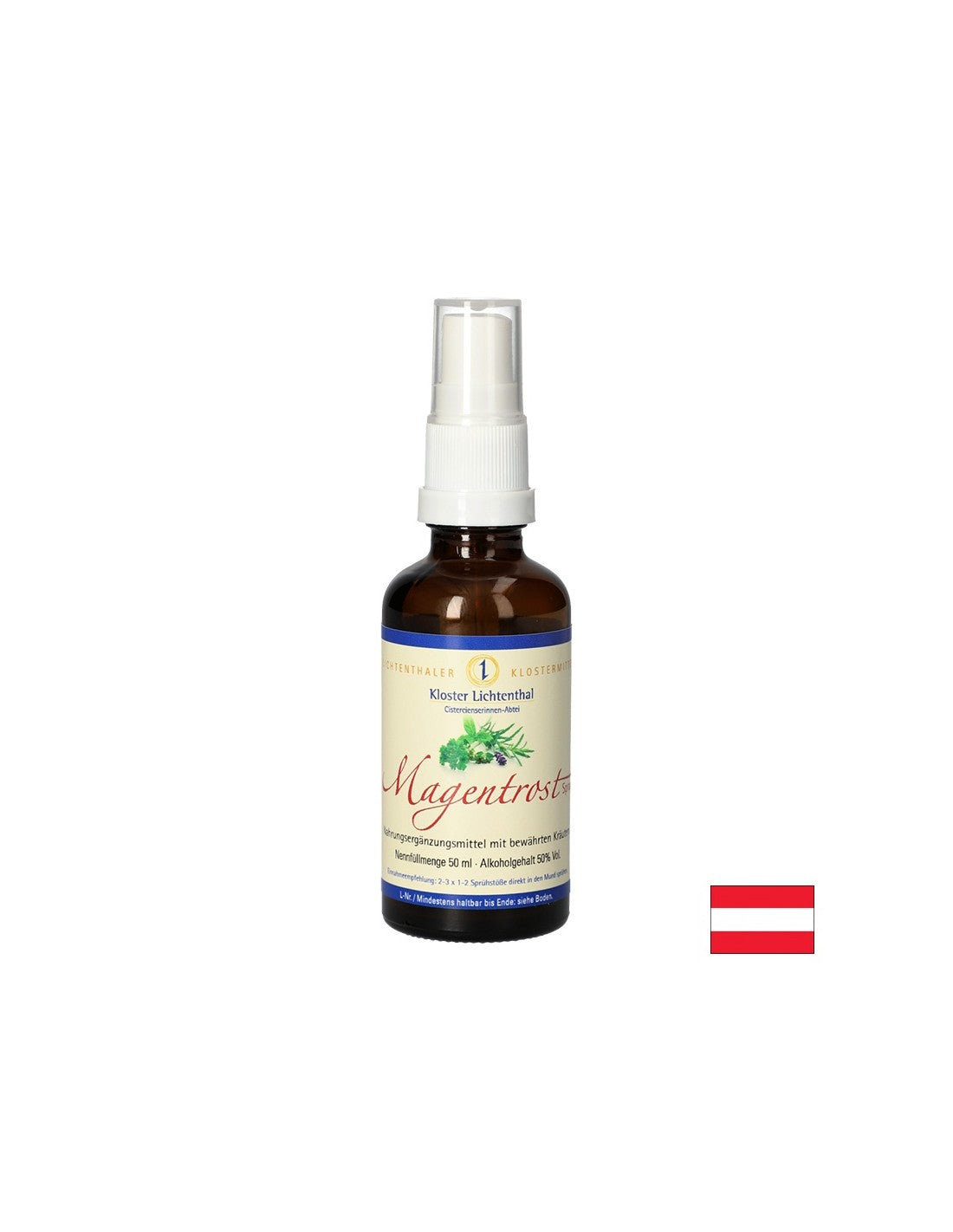 Bylinný žalúdok vzorec, 50 ml sprej