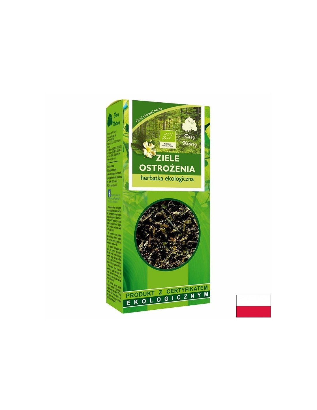 Ekološki čaj iz navadnega badlja, 25 g <tc>Dary Natury</tc>