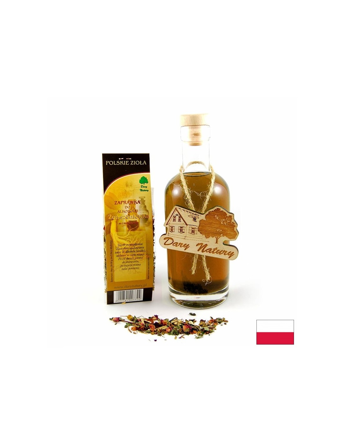 Ginseng root - dry herb for tincture - Vitality and vitality, 20-30 g Dary Natury