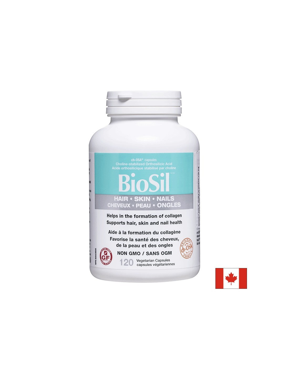 Biosil ™ Hoer, Haut & Neel / Hoer, Lieder an Neel x 120 Kapselen Naturfaktoren