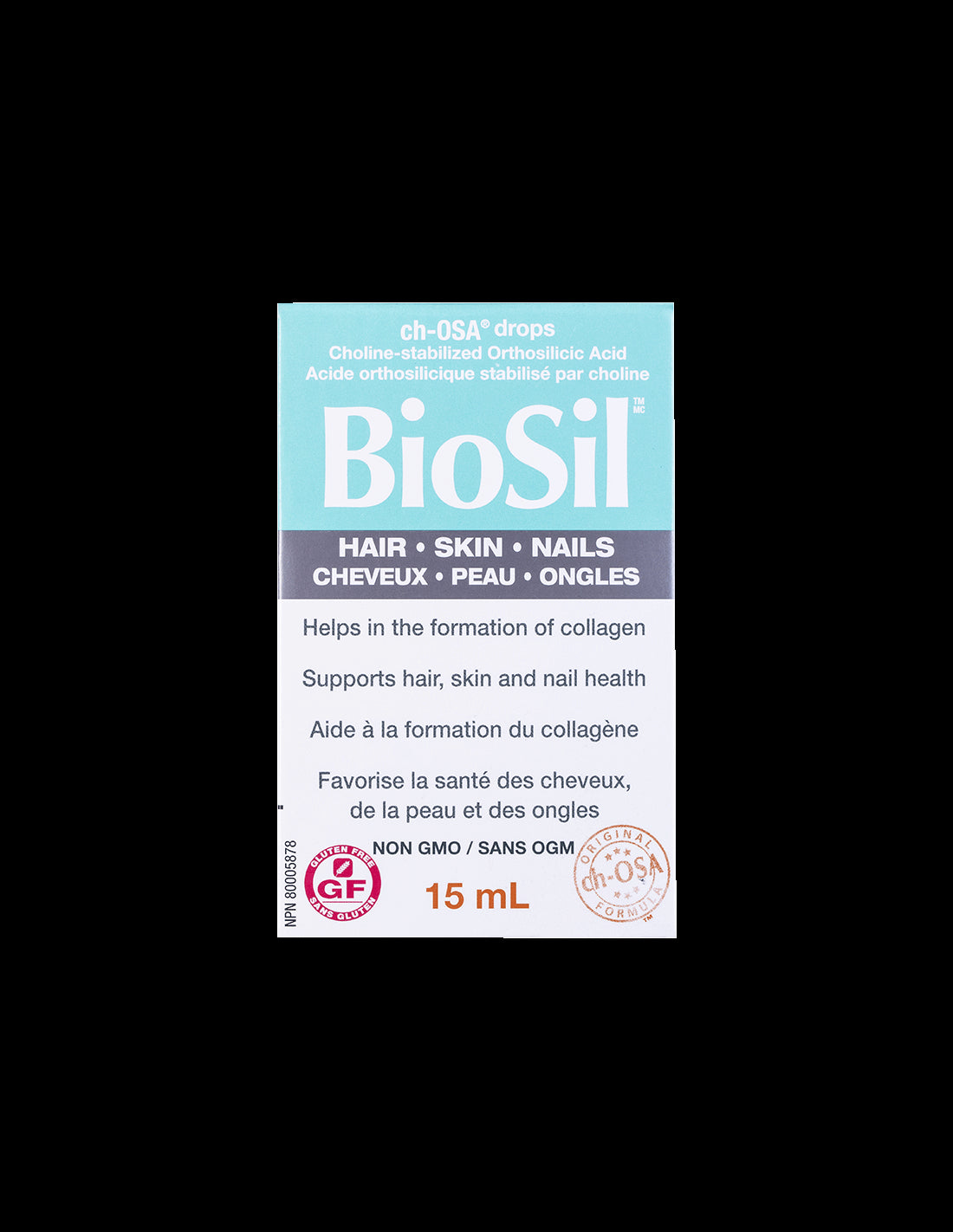 BioSil™ Hair, Skin & Nails/ Коса, кожа и нокти 15 ml x 30 дневни дози Natural Factors - Feel You