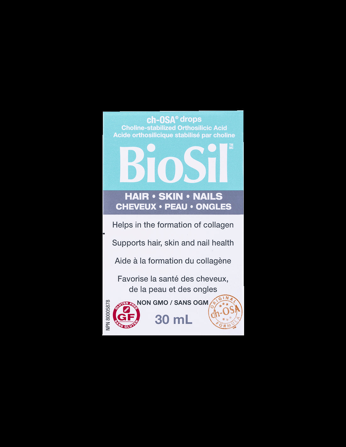 BioSil™ Hair, Skin & Nails/ Коса, кожа и нокти 30 ml x 60 дневни дози Natural Factors - Feel You