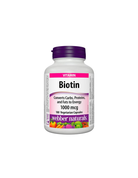 Biotin / Биотин, 1000 µg, 180 капсули - Feel You