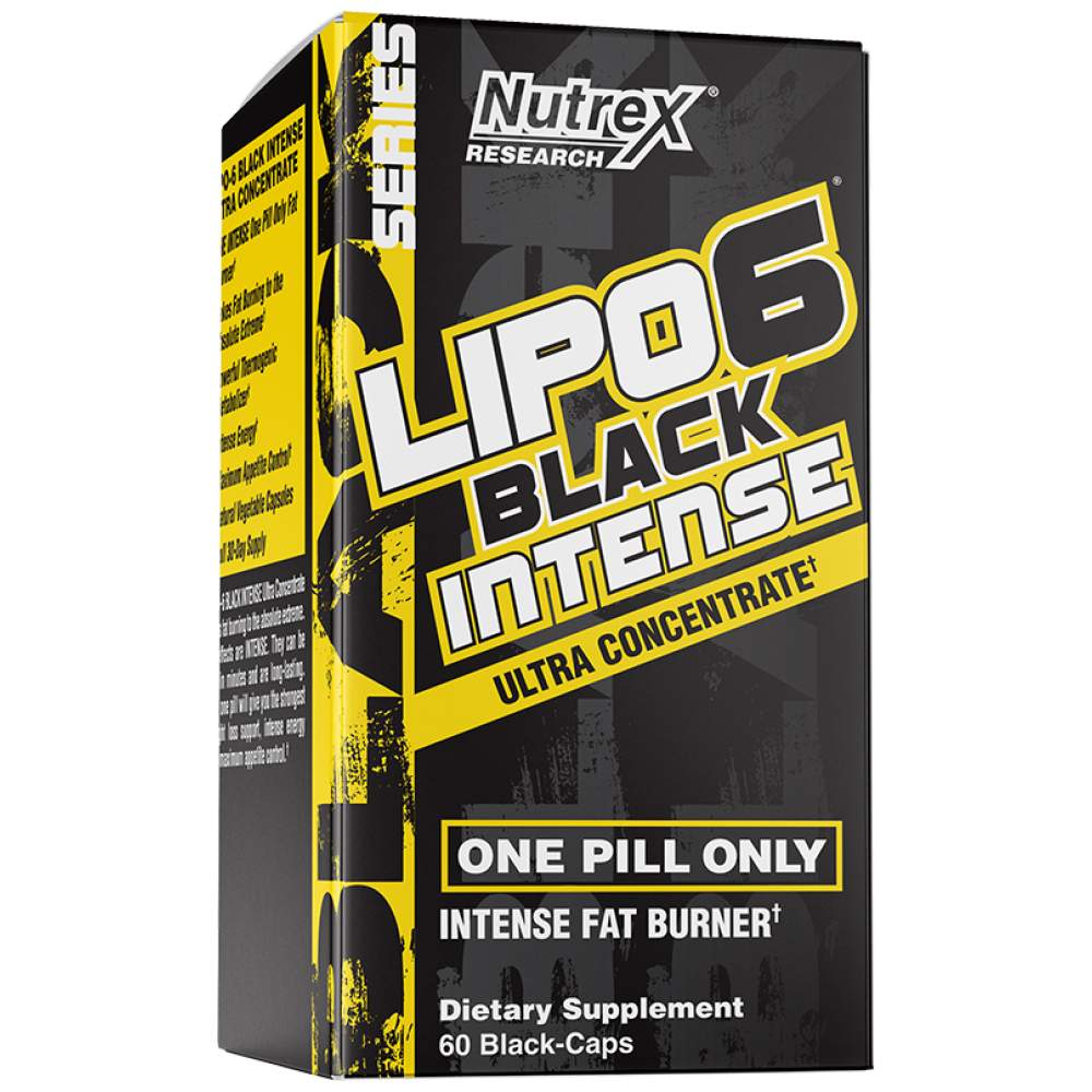 Lipo 6 Black / Intense / Ultra Concentrate - 60 капсули