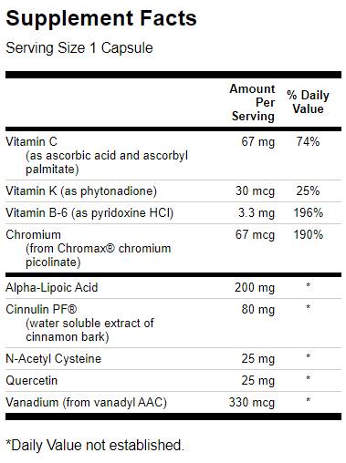 Pure Blood Sugar 90 capsules