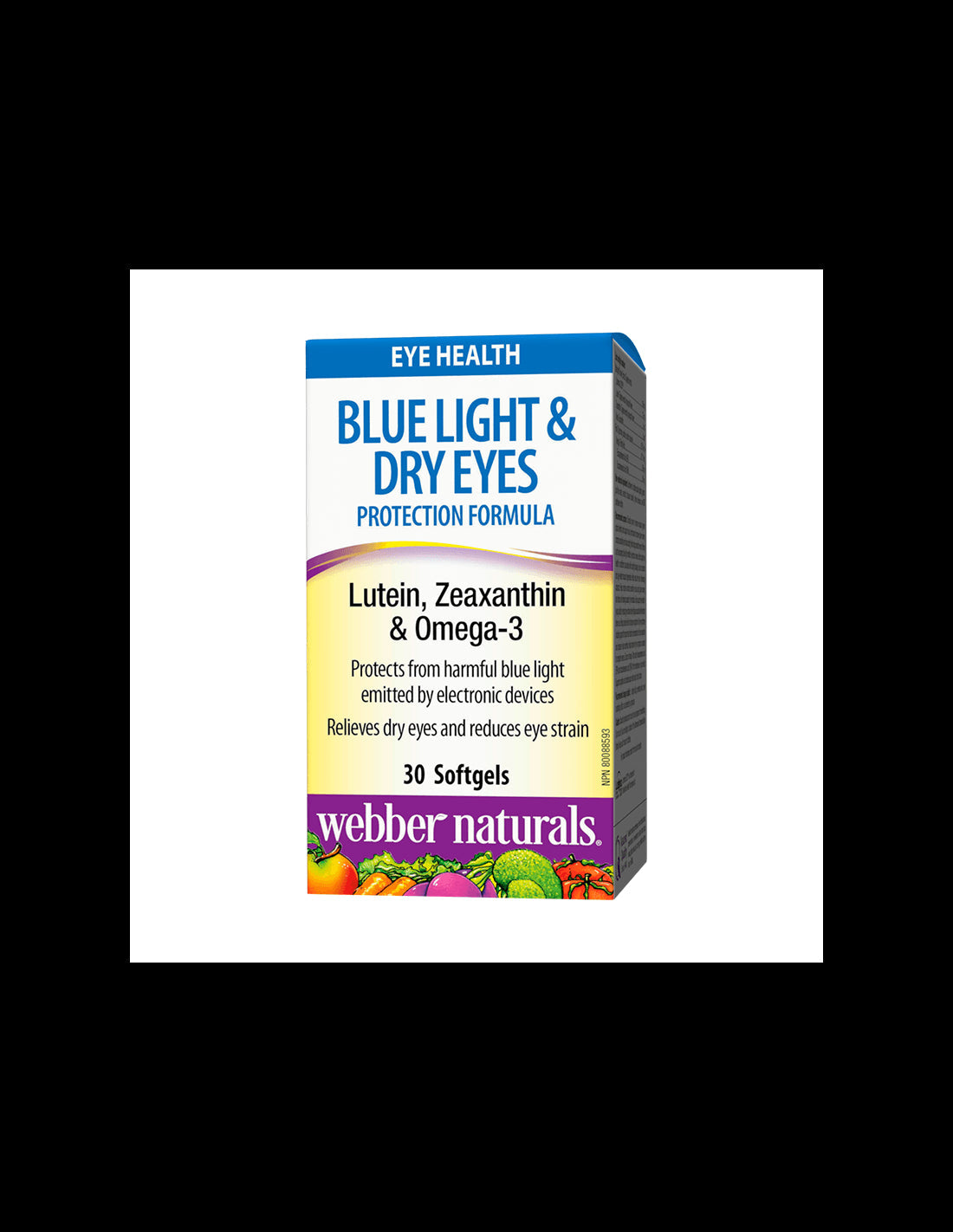 Blue Light & Dry Eyes Protection Formula / Формула в подкрепа на зрението с Лутеин, Зеаксантин и Омега 3 х 30 софтгел капсули - Feel You