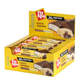 Active Bar Chocolate & Banana – 12 x 60 g - Nutra Best Europe