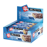 Delight+ Protein Bar Cookies and Cream - 12 x 60 grams