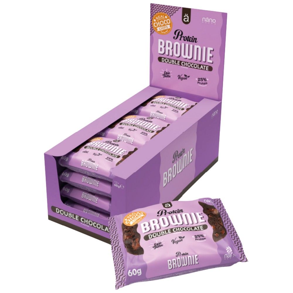 Eiwit brownie | met 26% eiwit - 12 x 60 gram