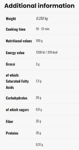 High Protein 35% - Reduced Carb | Tagliolini - 200 grams