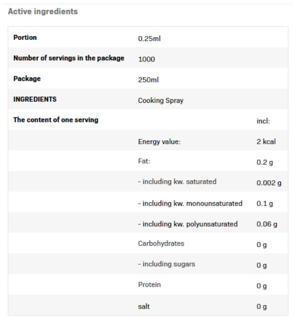 Cooking Spray - Canola Oil - 200 мл - Feel You