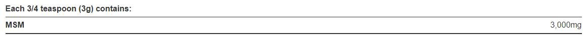 MSM Powder - 227 gramas