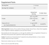 Vitamin B-12 1000 mcg | S folnom kiselinom - 250 sublingvalnih tableta