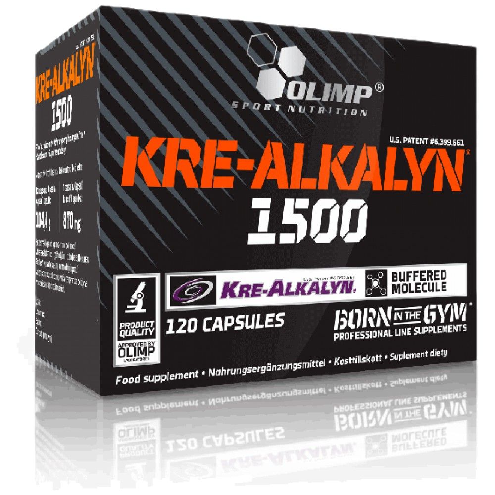 Kre -alkalyn 1500 - 120 kapsulės