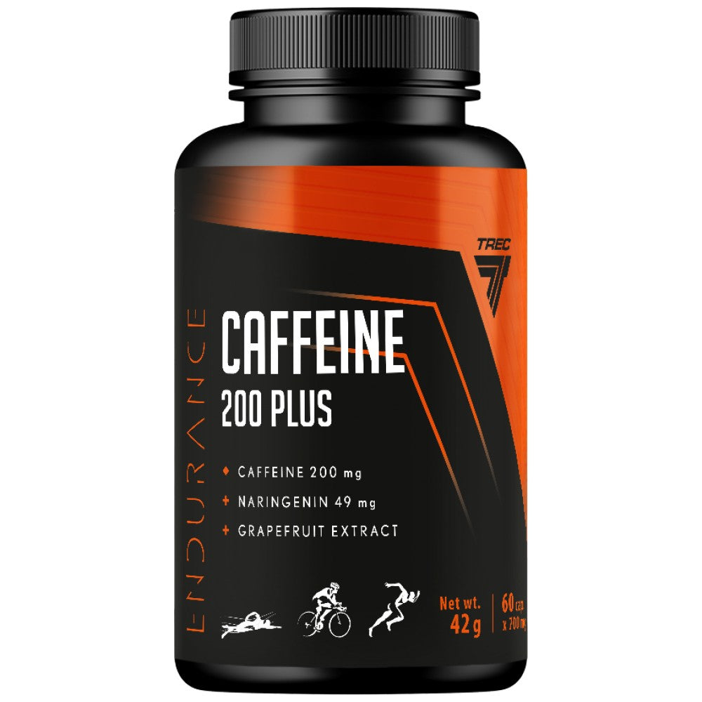 Cafeïne 200 plus | Uithoudingsvermogen - 60 capsules