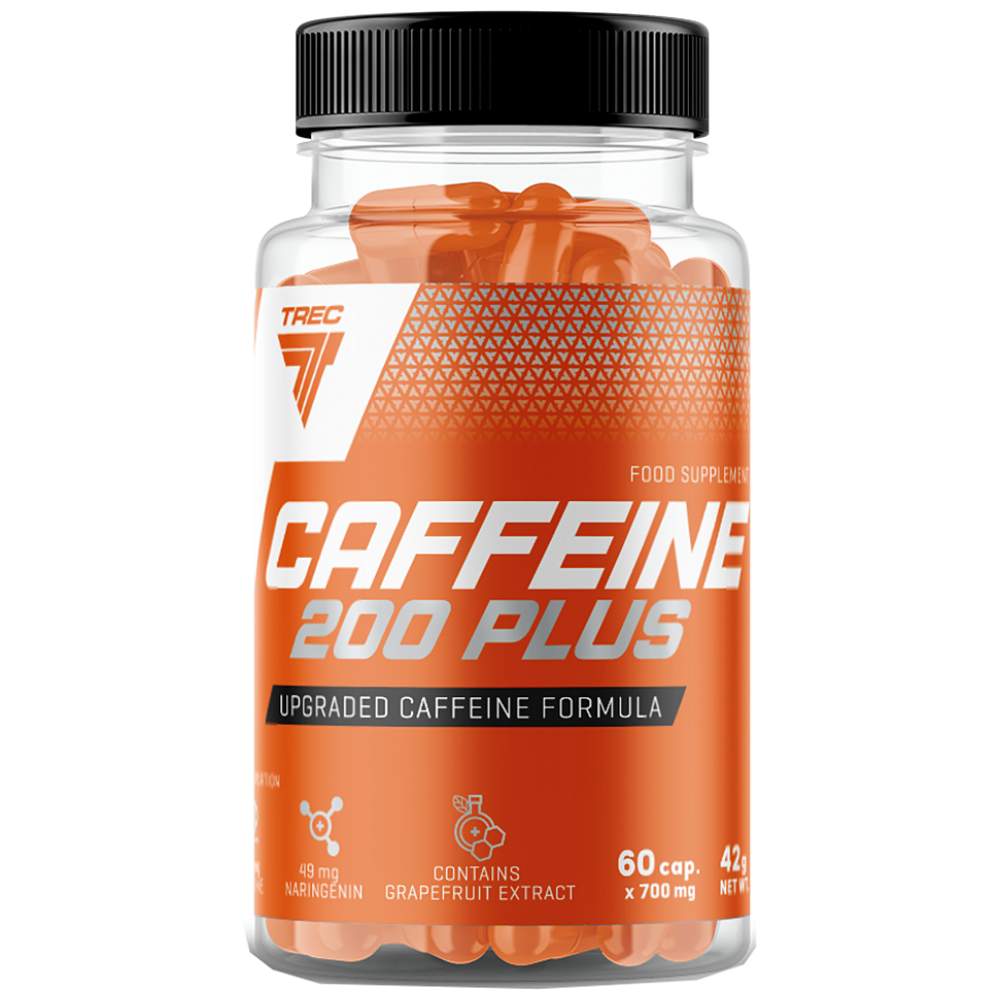 Cafeína 200 Plus | Cápsulas avançadas de fórmula de cafeína 60