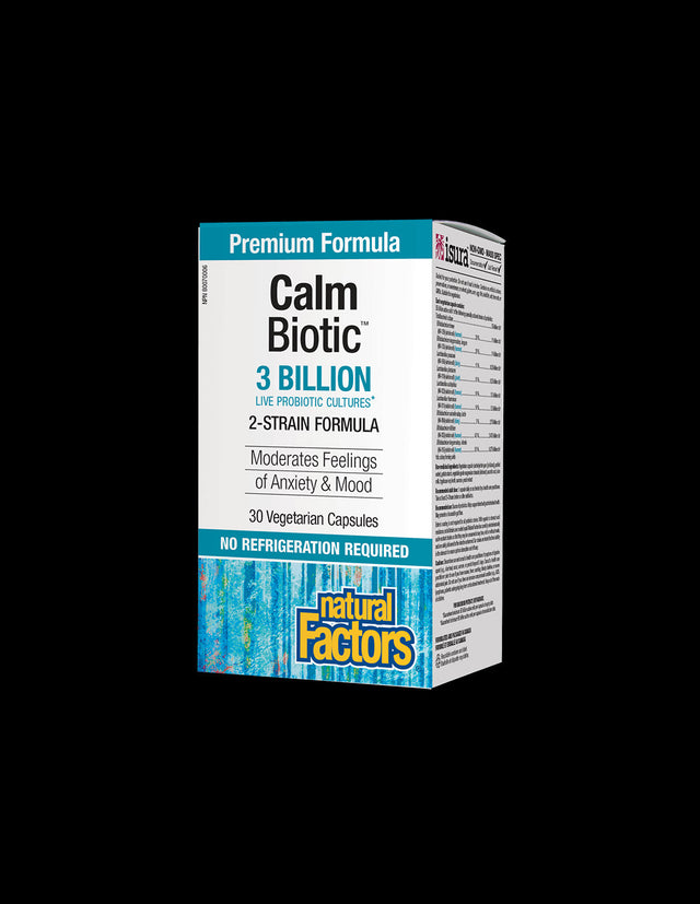 Calm Biotic® 3 Billion Live Probiotic Cultures, 2 Strains - 30 капсули - Feel You