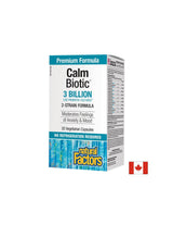 Calm Biotic® 3 miliarde de culturi probiotice vii, 2 tulpini - 30 capsule