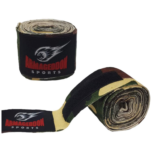 Boxing Hand Wraps 4.5 m - Camouflage/ Камуфлажен Боксови Бинтове 4.5 м 4.5 Метра - Feel You