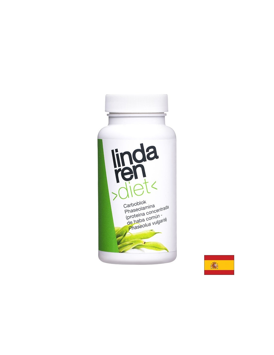 Fagioli bianchi - Riduzione del grasso e perdita di peso - Lindaren di carbo armati, 60 capsule