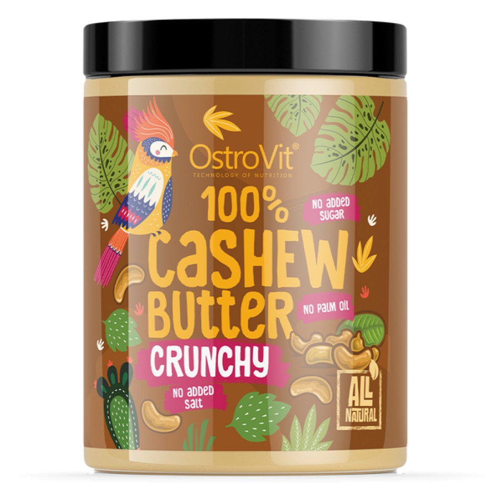 100% Cashew Butter Crunchy 1000 грама - Feel You