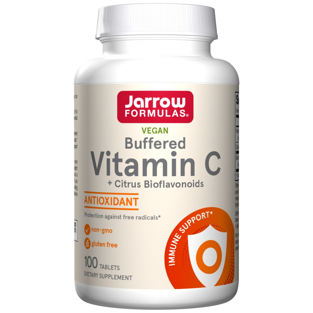 Buffed Vitamin C + Citrus Bioflavanoiren 750 mg - 100 Pëllen