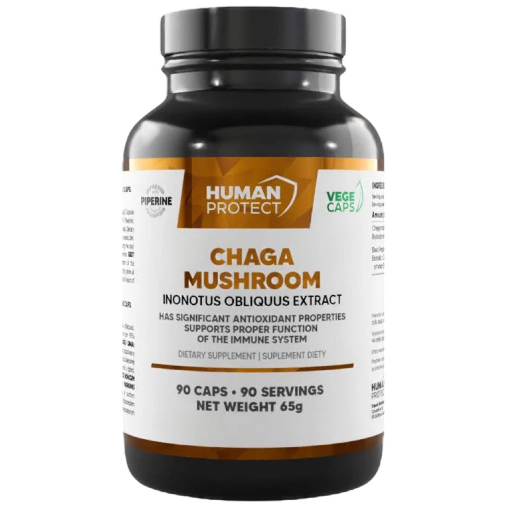 Chaga -paddestoel 600 mg - 90 capsule