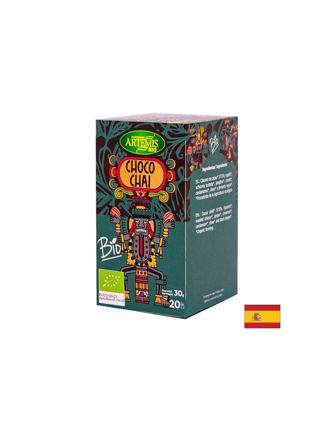 Tea Choco (Choco) Bio, 20 filter bags Herbes del Moli