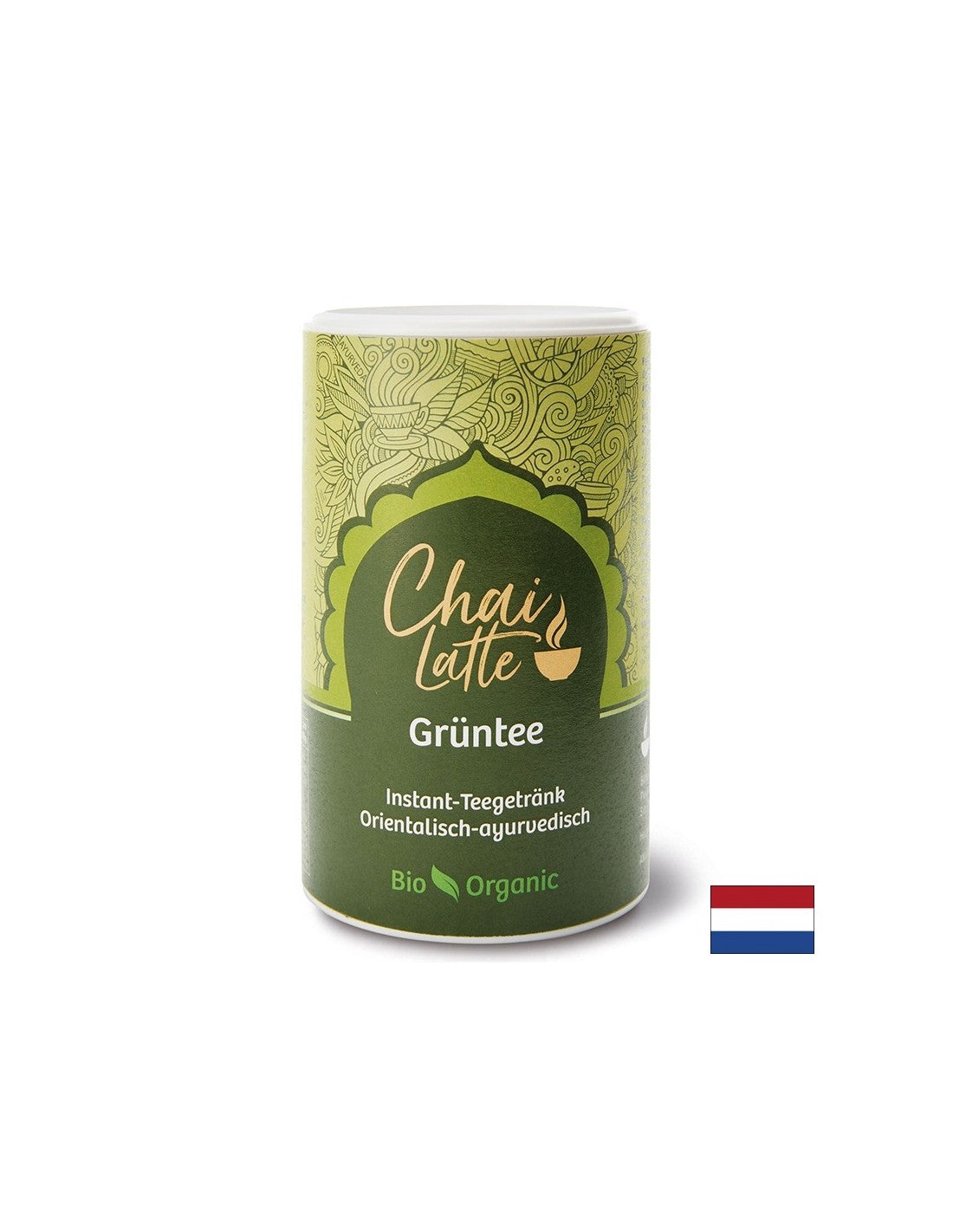 Tea latte with green tea, Organic, 220 g