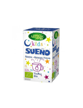 Tea for peaceful sleep in children Bio, 20 filter bags x 30 g - Nutra Best Europe