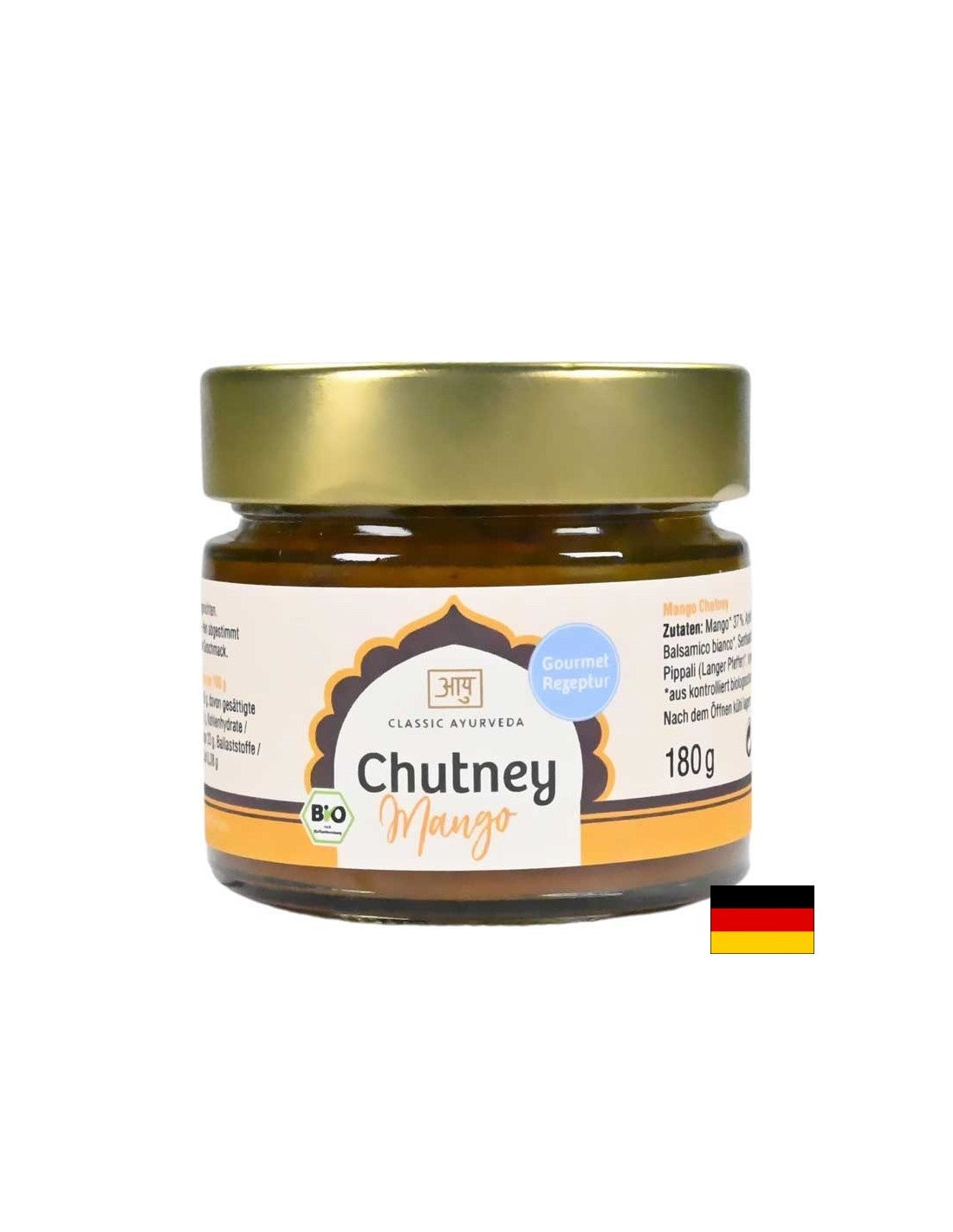 Chutney Mano Classic Ayurveda®, organico, 180 g