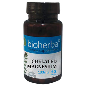 Chelated Magnesium 133 mg - 60 capsules - Nutra Best Europe