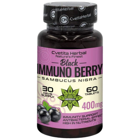 Black Immuno Berry 400 mg 60 Таблетки - Feel You