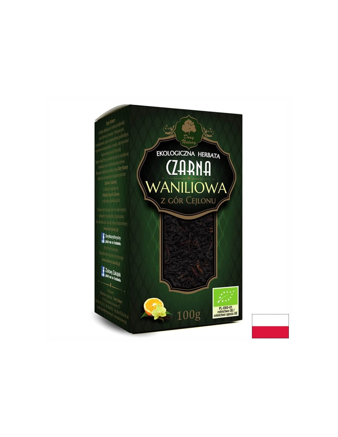 Biografía de té negro de Ceilán, 100 g