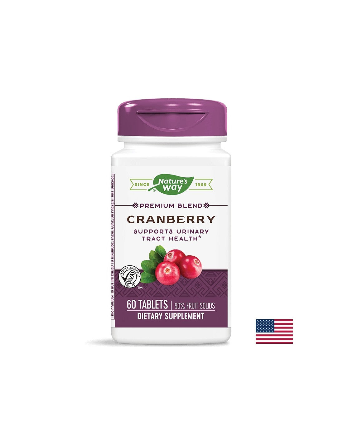 Cranberry padronizado 430 mg - 60 comprimidos