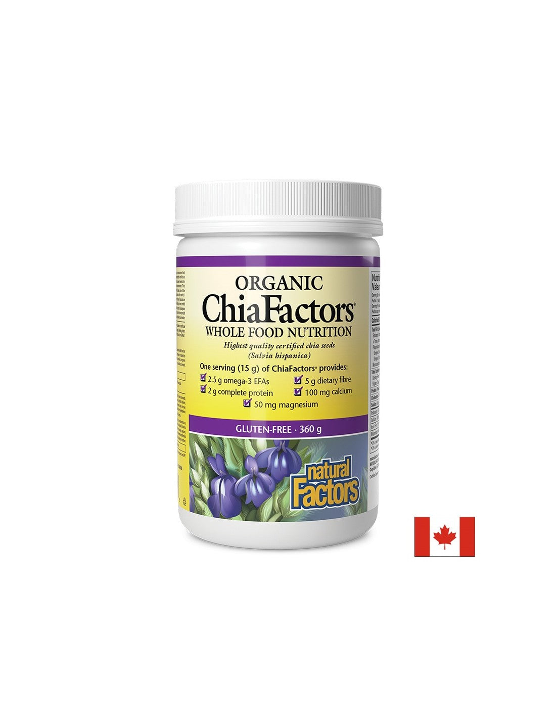 Chia Organic ChiaFactors®, 360 g powder