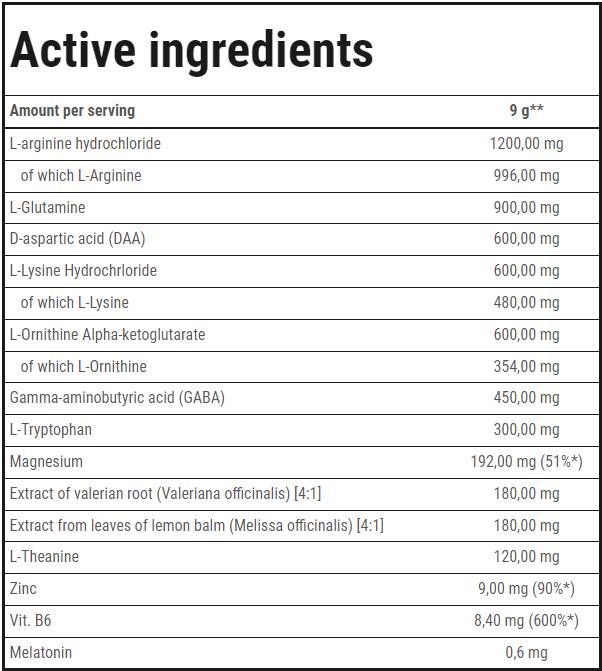 Pó de dormir | Fórmula noturna perfeita - 225 gramas