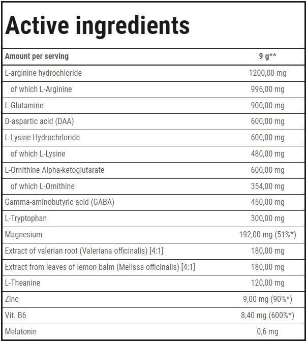 Prah za spavanje | Savršena noćna formula - 9 grama