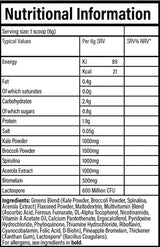 Veggie-Might | 3 1 pilnoje formulėje ~ Žalieji ir daugialypės vitamino ir probiotikų - 180 gramų