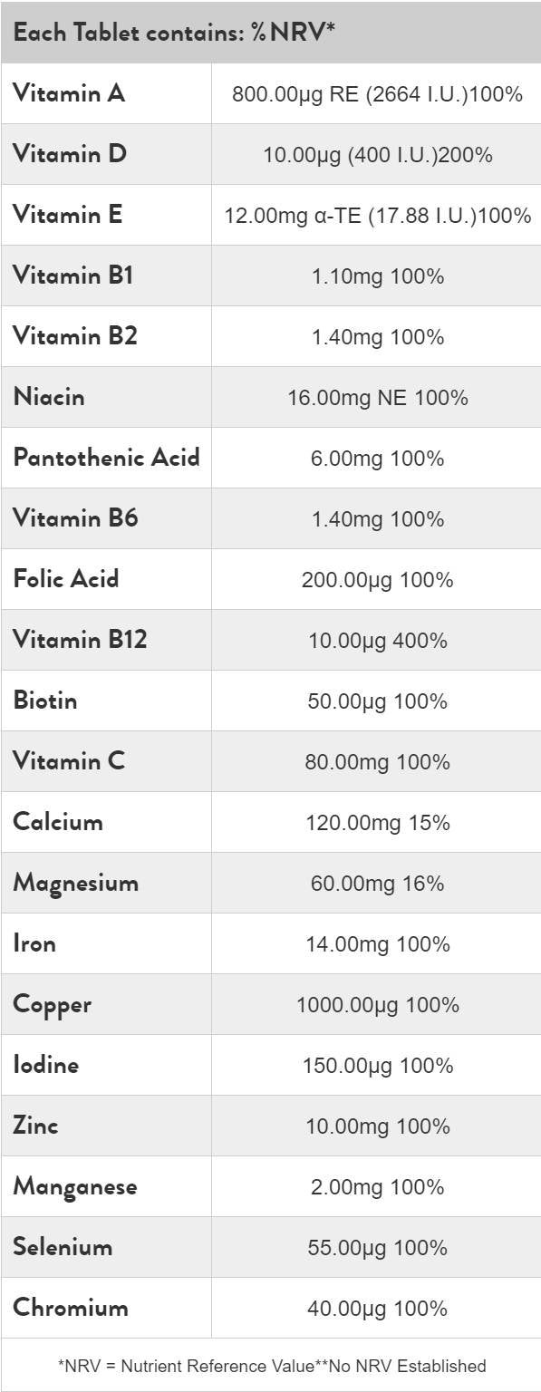 ABC iki Z | Veganiški multivitaminai - 60 tablečių