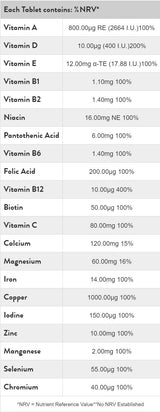 ABC para Z | Multivitaminas veganas - 60 comprimidos